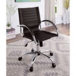 Experience Space-Age Comfort with the Gano Modern Black Office Chair – Adjustable Height & Multi-Directional Casters for Ultimate Mobility