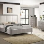 Giulia Modern Bed Reeded Design