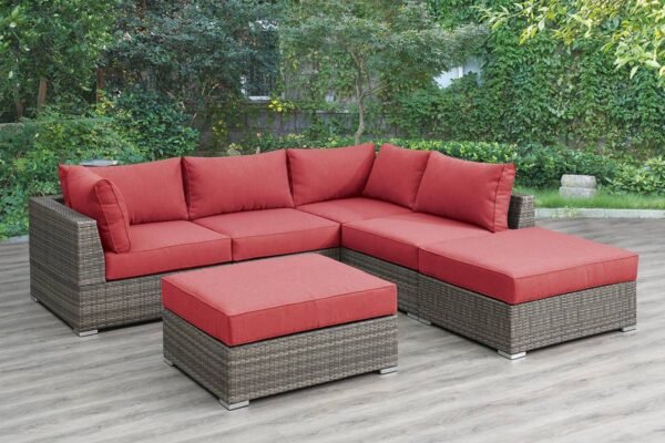 🏡 Transform Your Patio! 🌟 Stunning 6-Piece Koto Modular Outdoor Sectional - Perfect for Relaxation & Entertaining